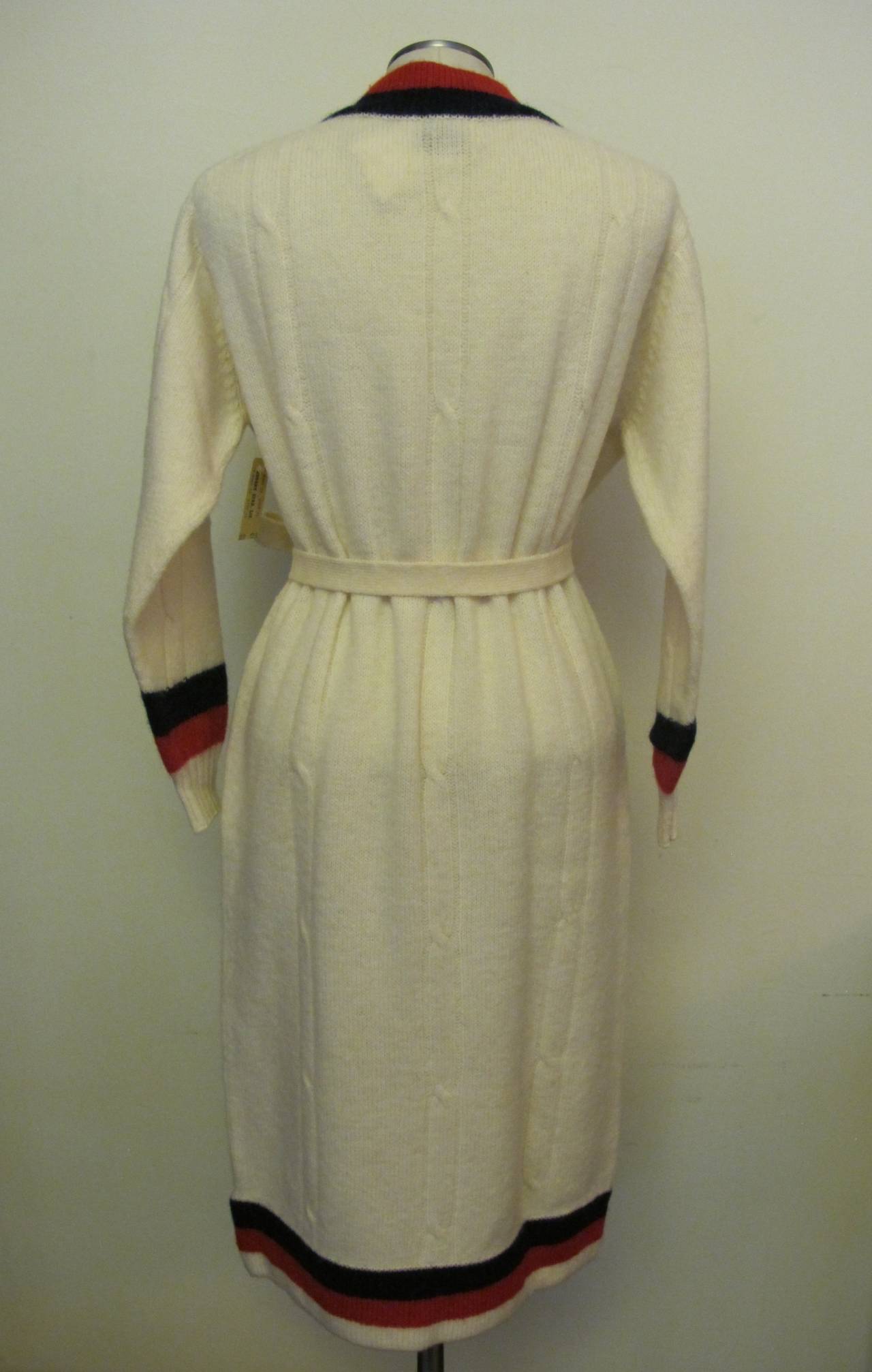 New Pringle 1950's Sweater Dress for Robert Kirk, Ltd. In New Condition For Sale In San Francisco, CA