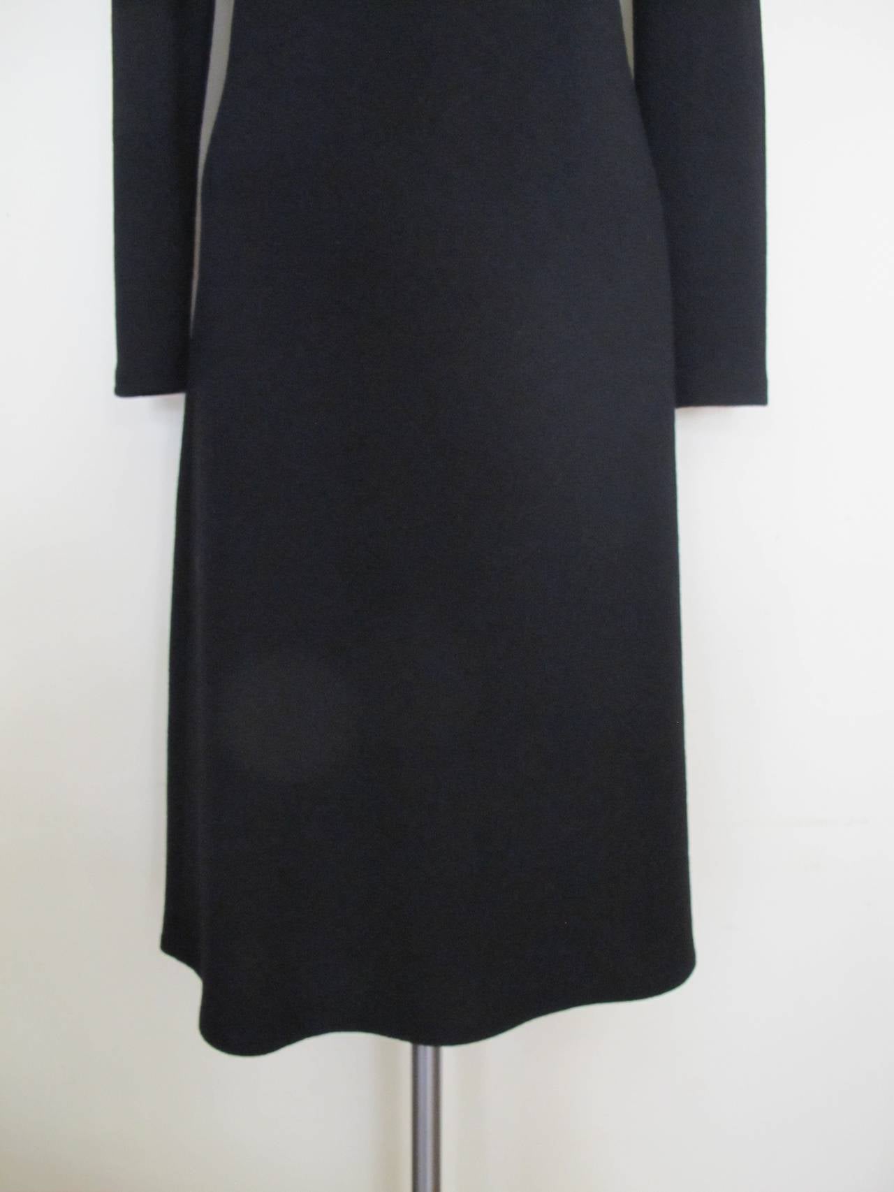 Barbara Schwarzer for Bergdorf Goodman Black Dress For Sale 1