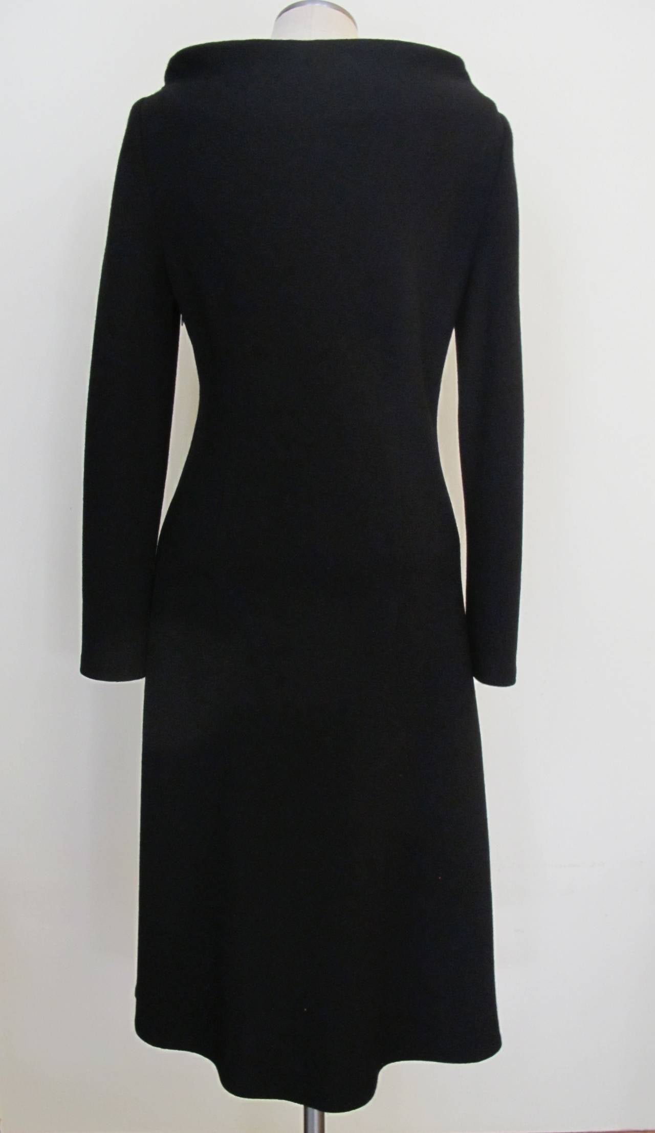 Barbara Schwarzer for Bergdorf Goodman Black Dress In Excellent Condition For Sale In San Francisco, CA