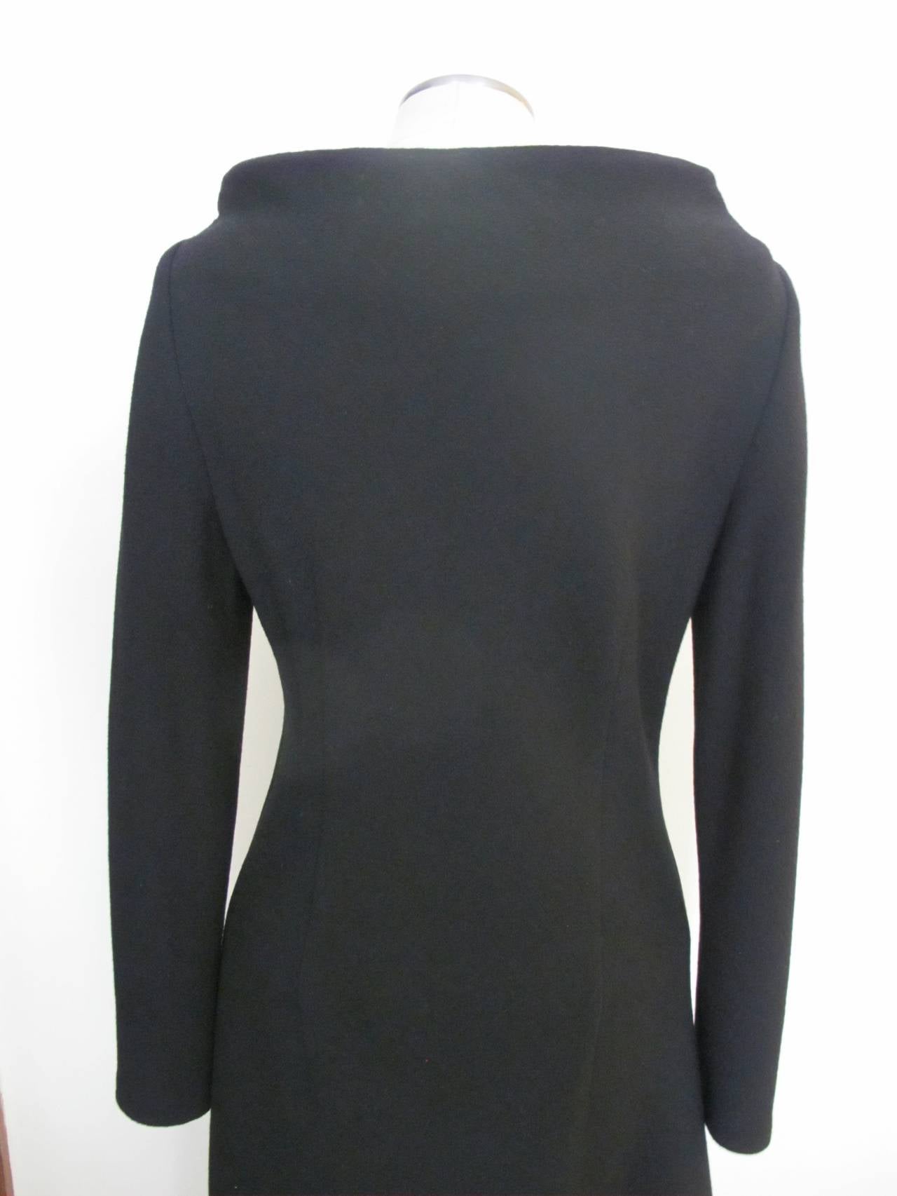 Barbara Schwarzer for Bergdorf Goodman Black Dress For Sale 3