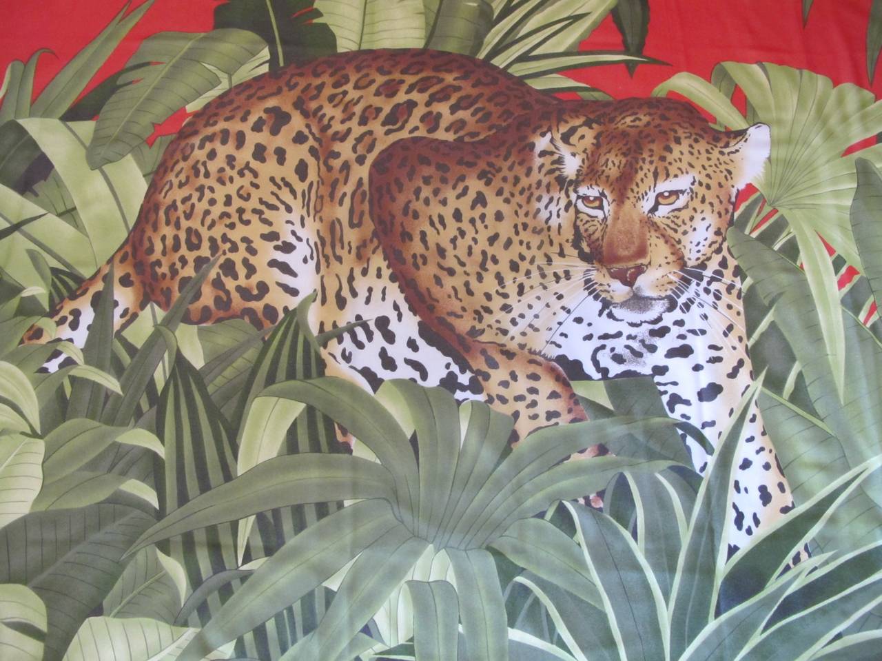 Gigantic Jungle Leopard Pareo For Sale 1