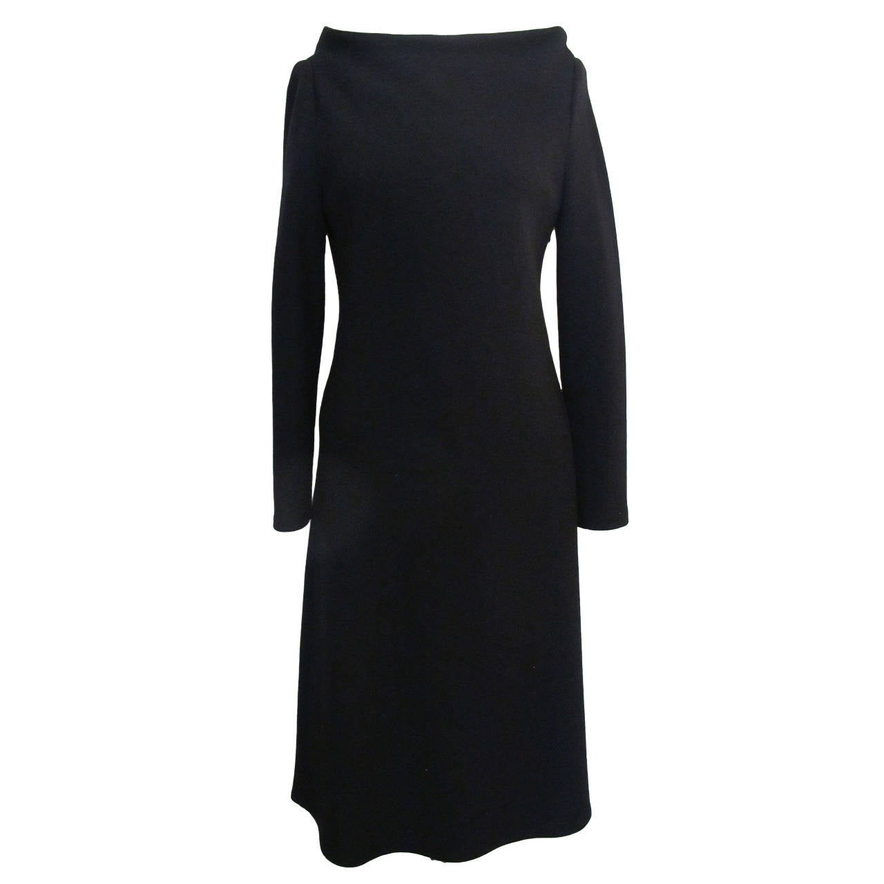 Barbara Schwarzer for Bergdorf Goodman Black Dress For Sale