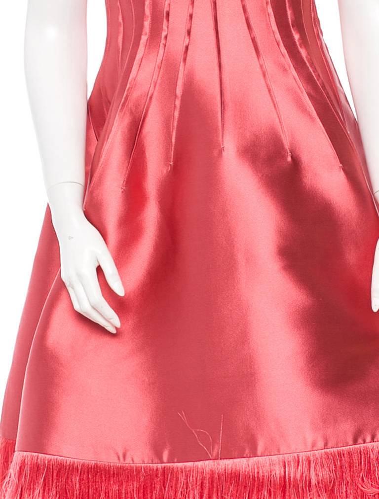 Chado Ralph Rucci Pink Silk Dress In Excellent Condition For Sale In San Francisco, CA