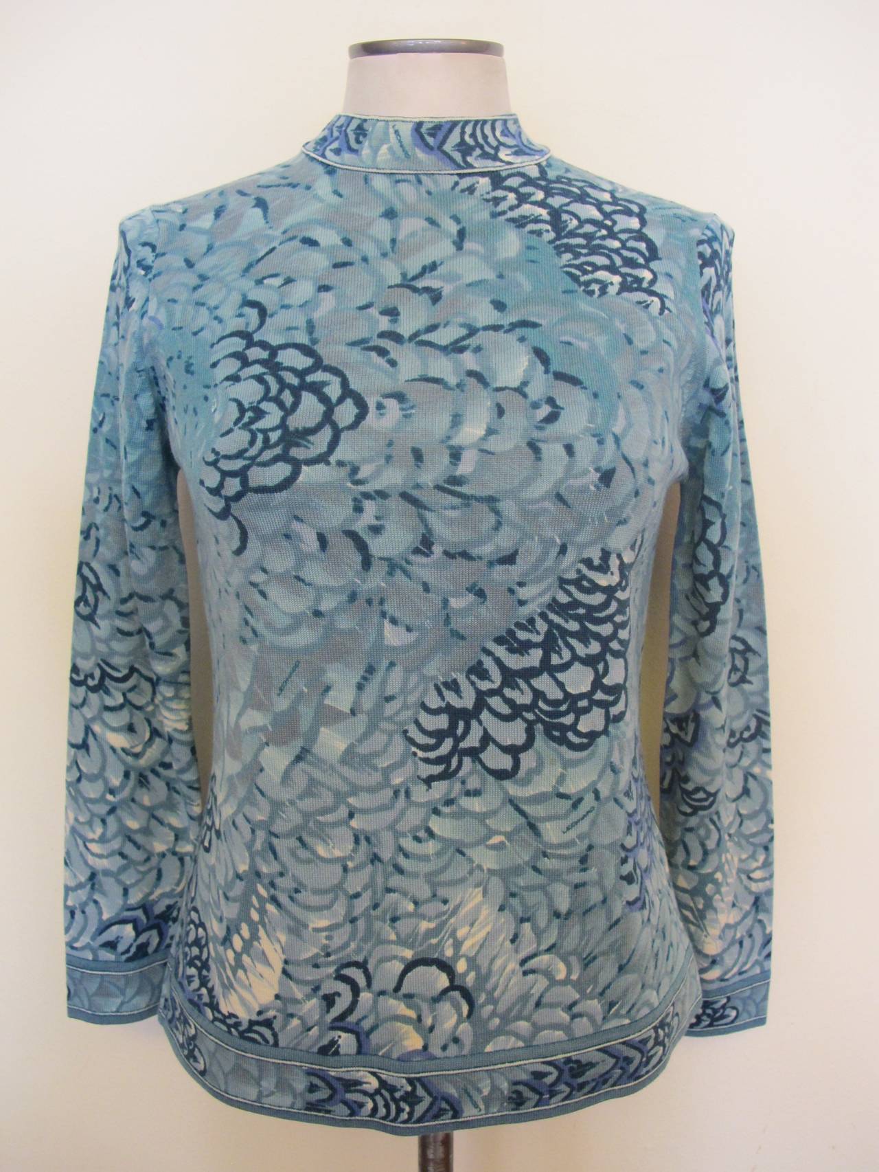Rare 1960's Leonard Floral Blouse