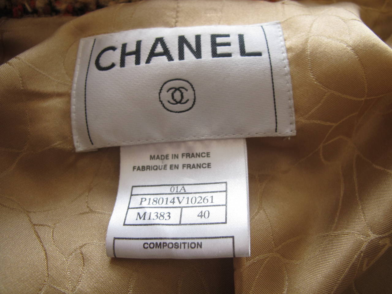 2001 Chanel Chenille Long Coat For Sale 2