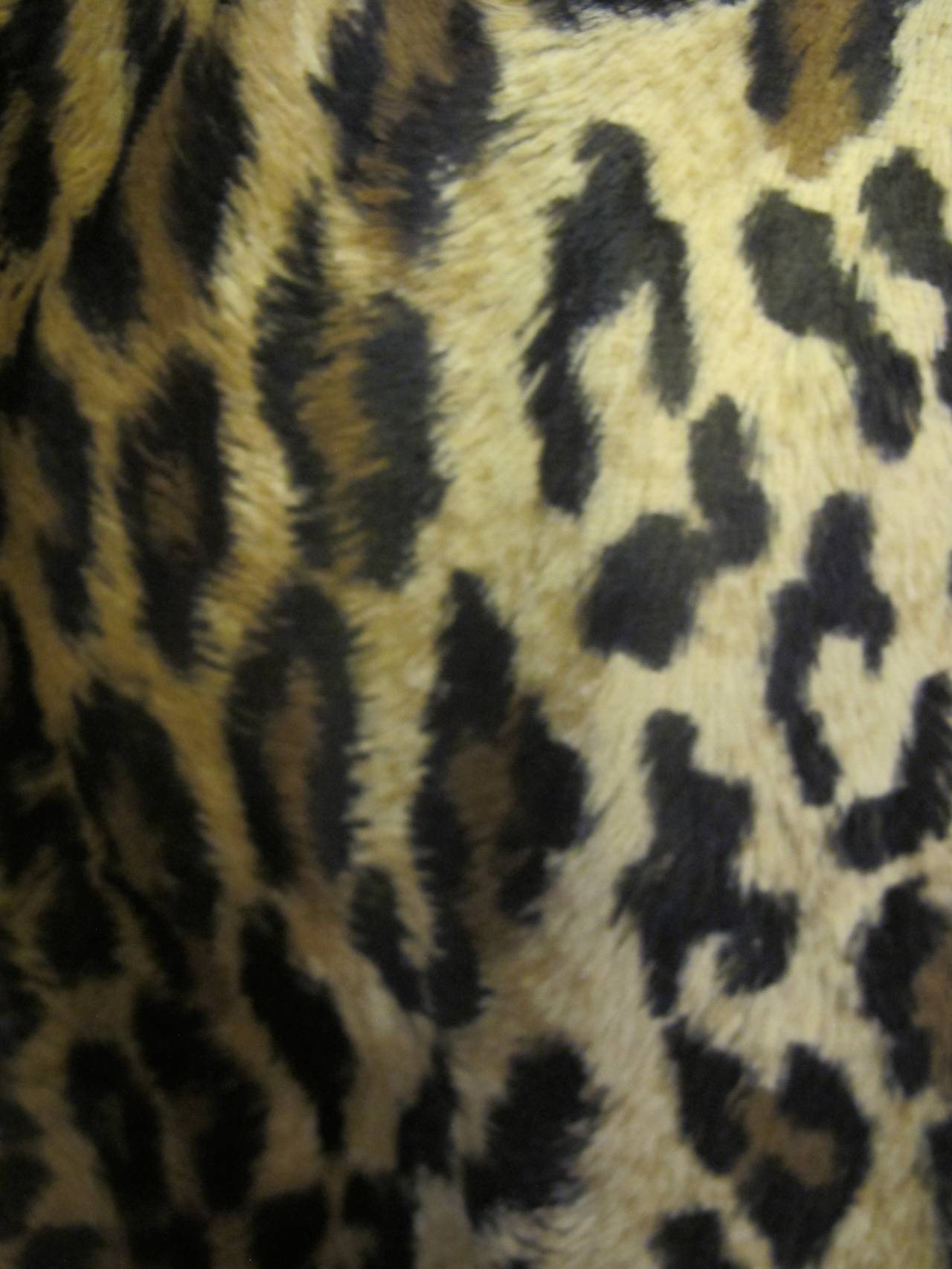 Blassport for Saks Fifth Avenue Leopard Jacket For Sale 2