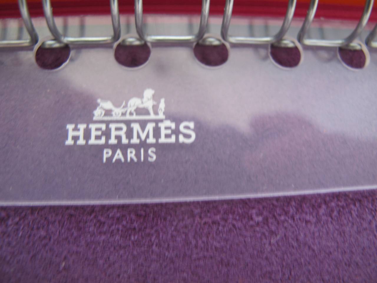 Hermes Ulysse Eggplant Notebook 2