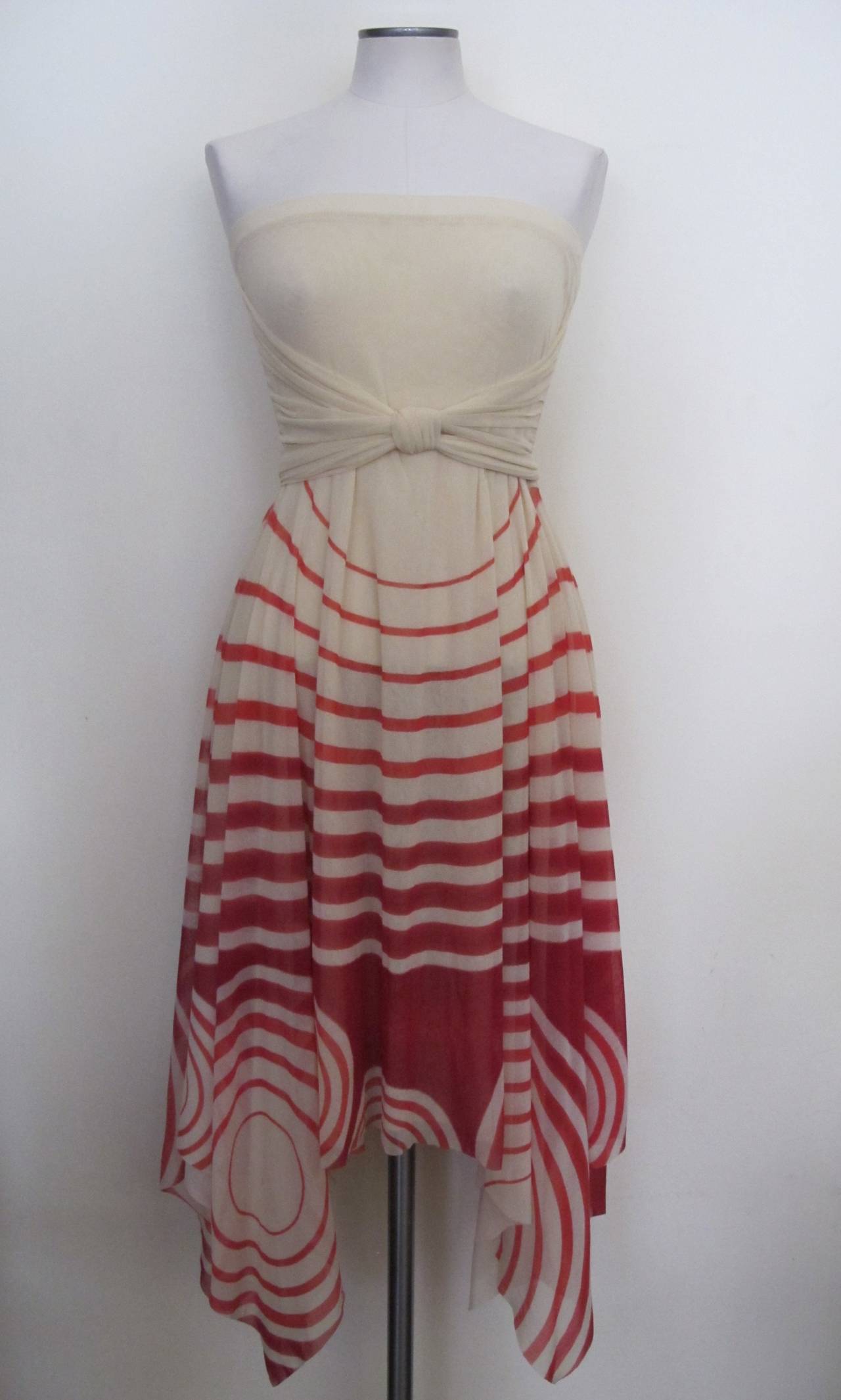 Jean Paul Gaultier Iconic Halter-Strapless Dress or Skirt In Excellent Condition For Sale In San Francisco, CA