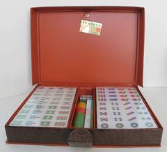 New-Old 1970's Vintage Mahjong Complete Set