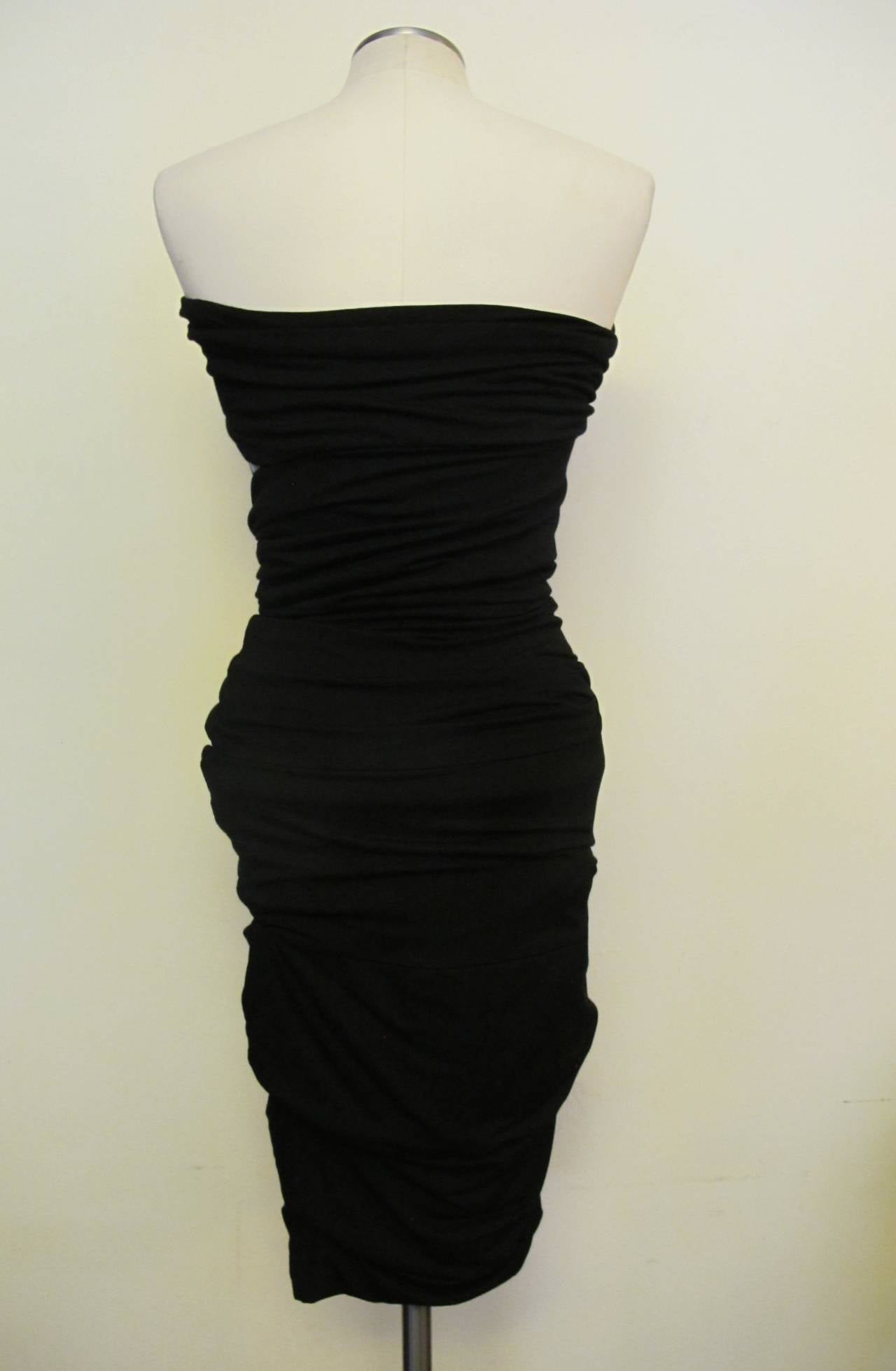 Paul Smith Strapless Body Con Dress For Sale 1