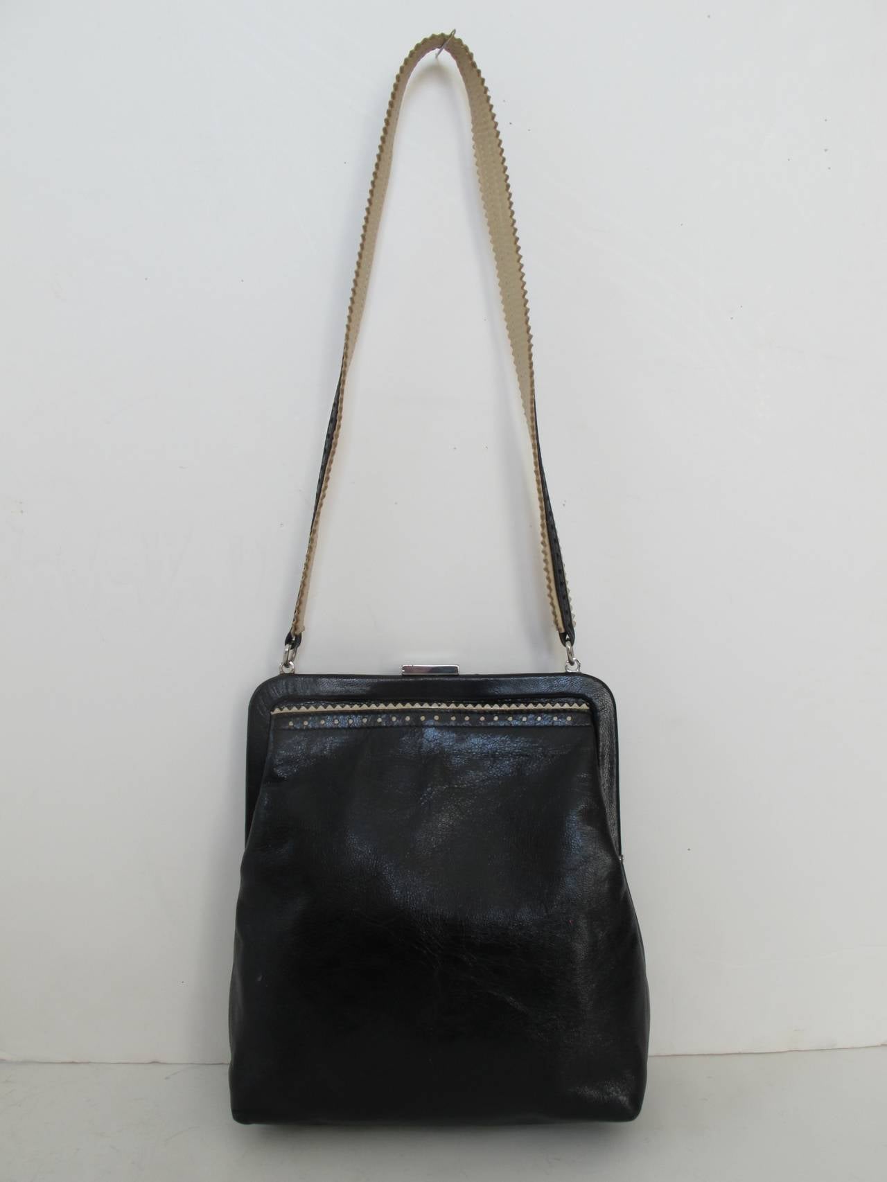 Women's Vintage Paul Smith Mini Black Shoulder or Handbag For Sale