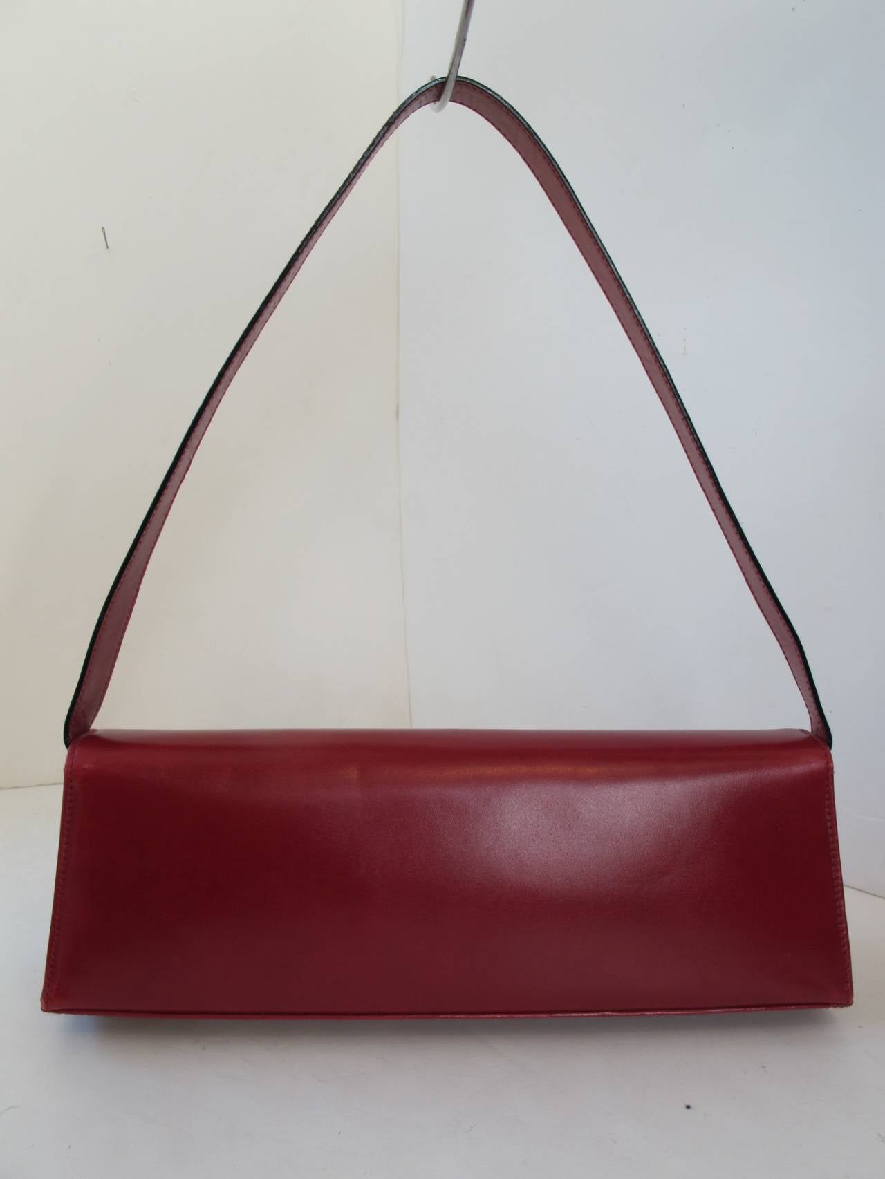 Made in Italy Red Elongated Handbag at 1stDibs | robata pibra