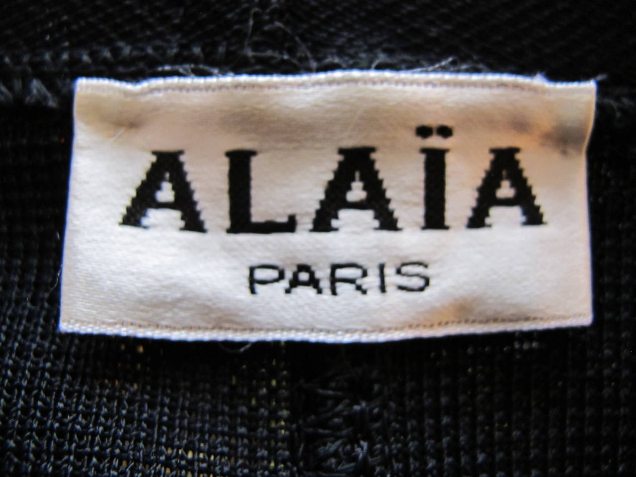 1980's Alaia Black Jacket For Sale 3
