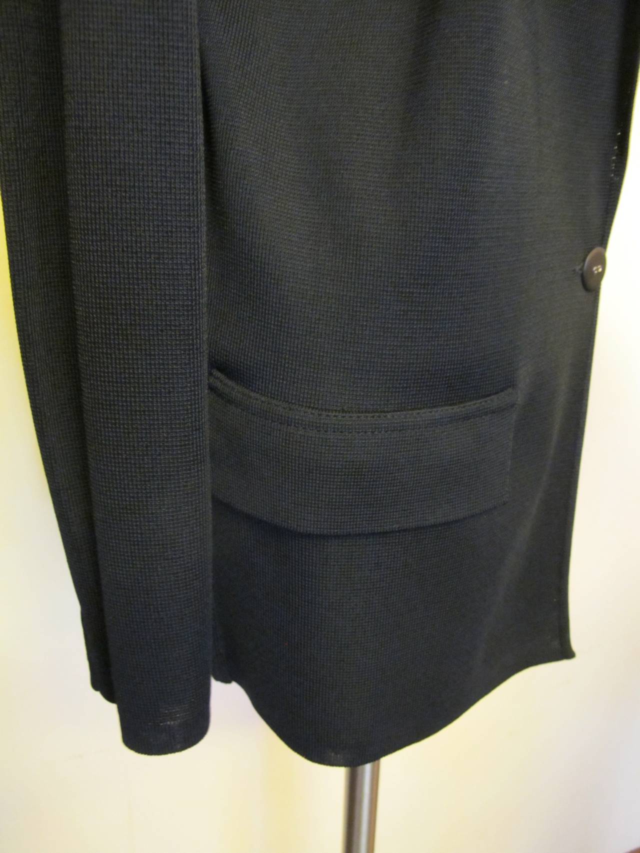 1980's Alaia Black Jacket For Sale 2