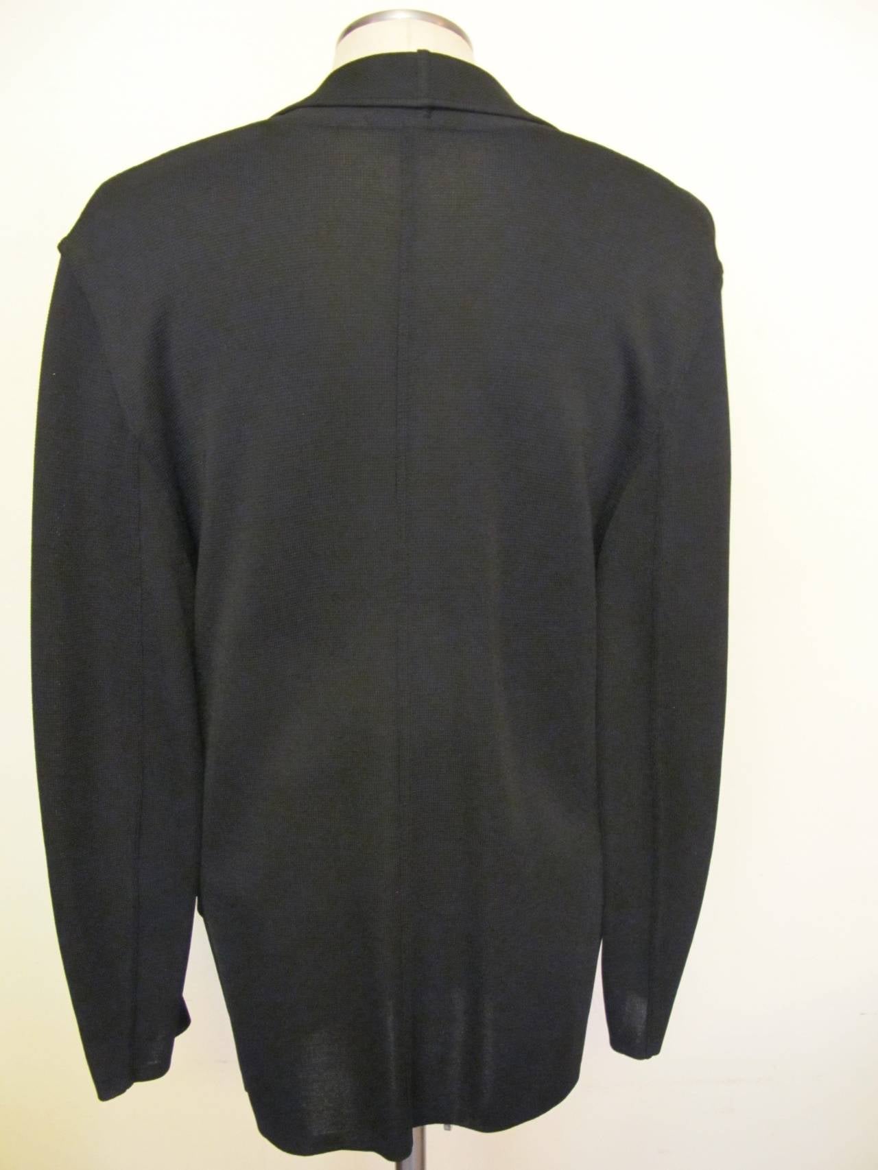 1980's Alaia Black Jacket In Excellent Condition For Sale In San Francisco, CA