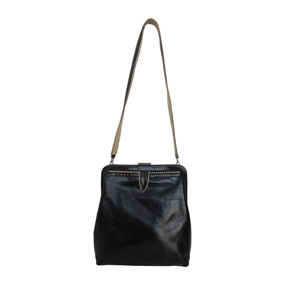 Vintage Paul Smith Mini Black Shoulder or Handbag For Sale
