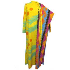 Rizkallah for Malcolm Starr Tropical Caftan with a Twist and Matching Bloomers