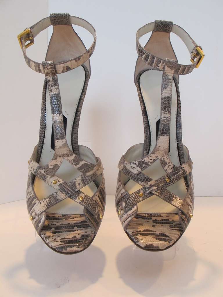 Women's Tom Ford Ring Lizard Shoes For Sale
