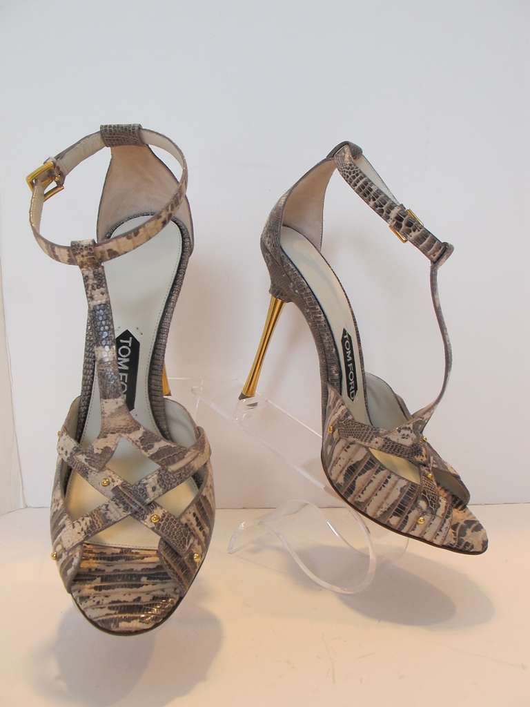 Tom Ford Ring Lizard Shoes For Sale 1