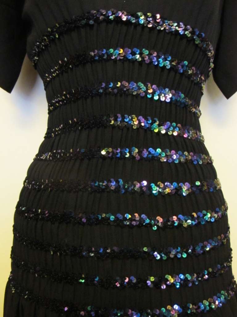 Yves St. Laurent Stunning Cocktail Dress In Excellent Condition For Sale In San Francisco, CA