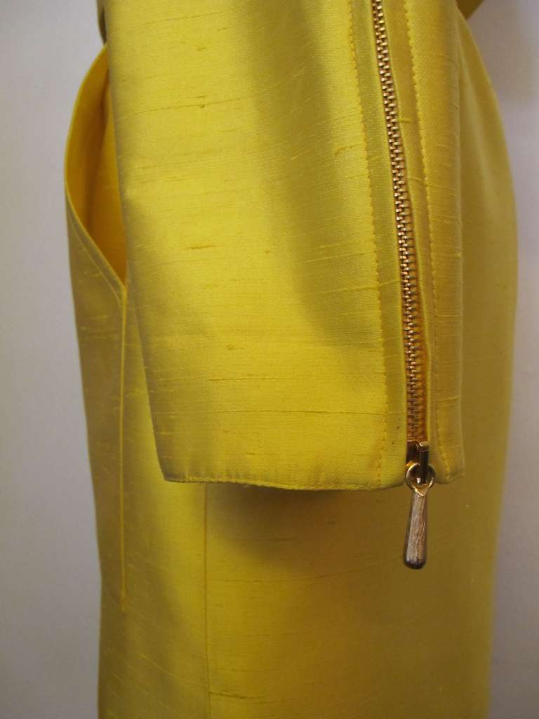 Claude Montana Bright Yellow Iconic Suit For Sale 3