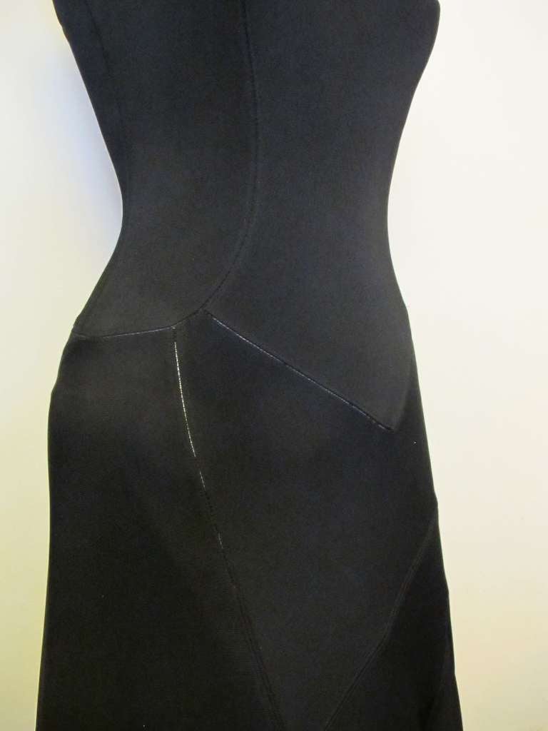 Alaia Black Sleeveless Day and Evening Dress For Sale 1