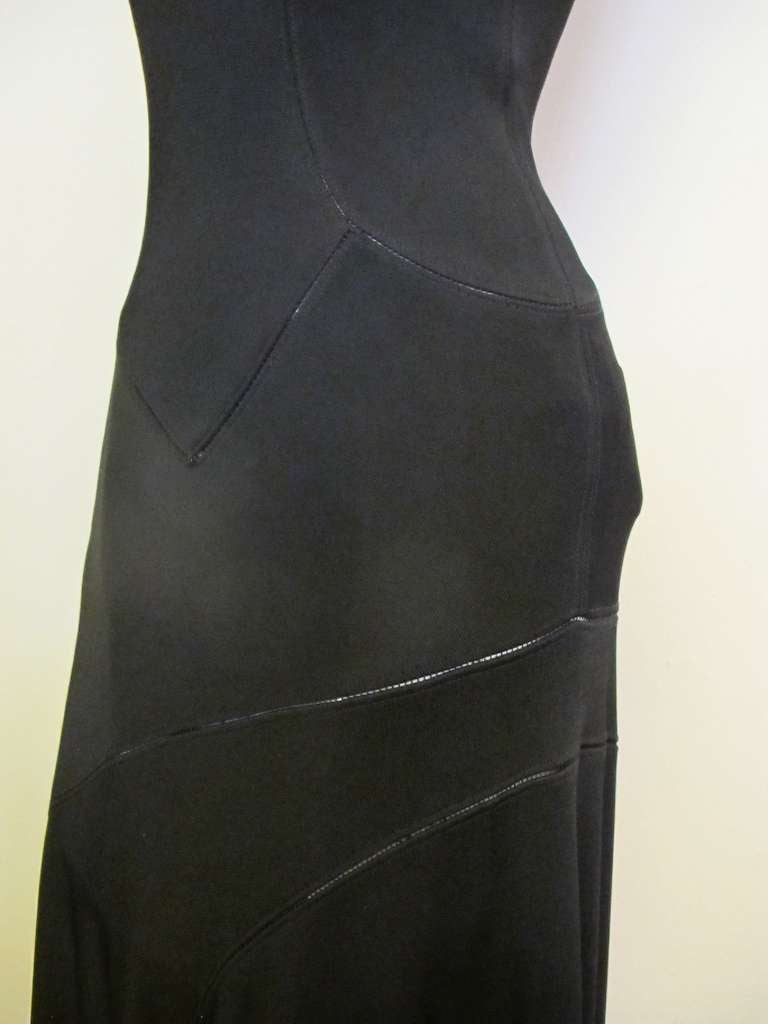 Alaia Black Sleeveless Day and Evening Dress For Sale 2