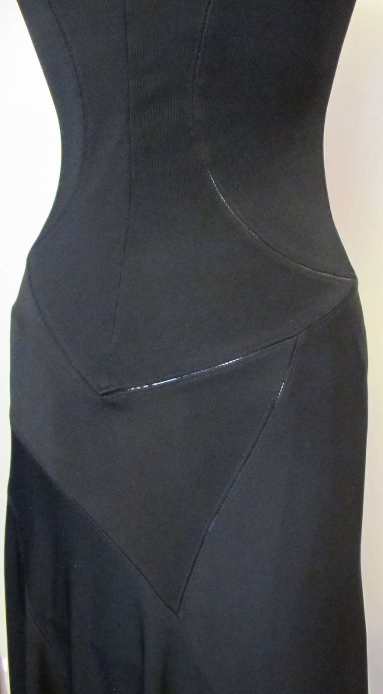 Alaia Black Sleeveless Day and Evening Dress For Sale 4