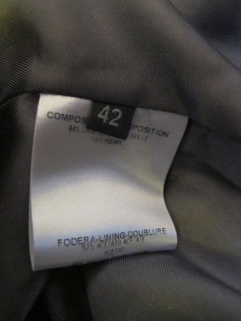 Iconic Alexander McQueen Light Grey Jacket For Sale 3