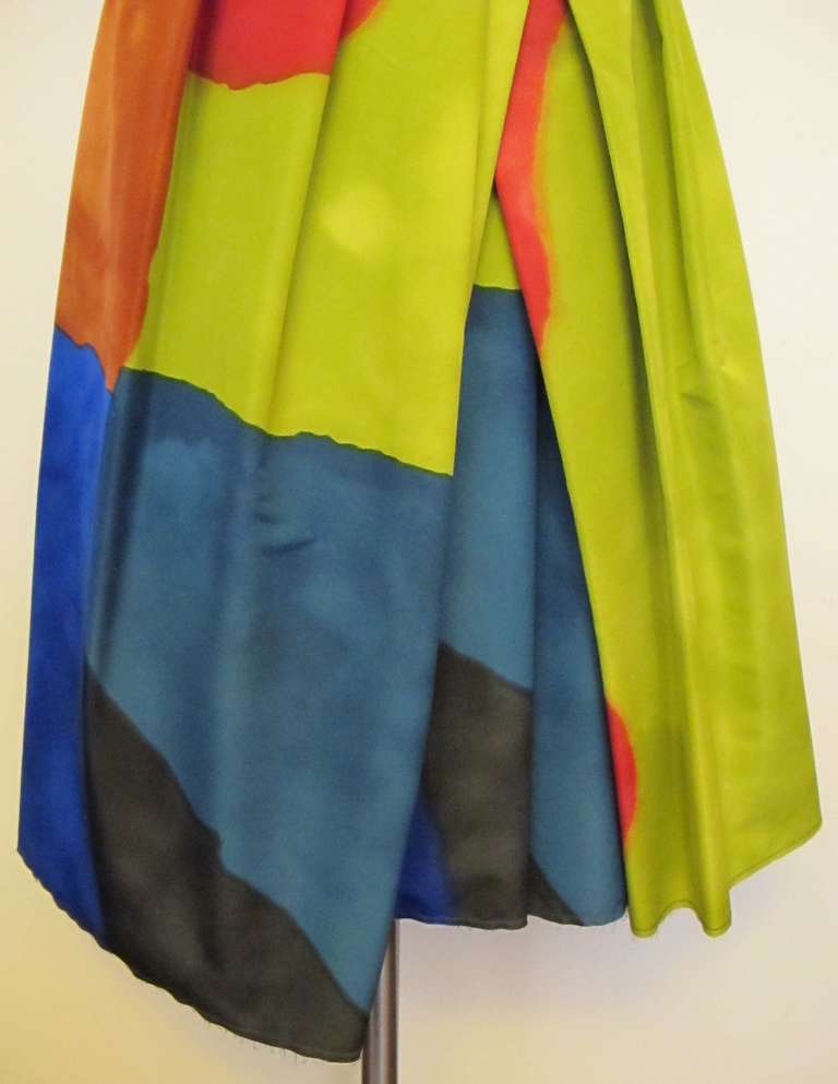 Marni Multi-Colored Skirt With Different Size Pleating In New Condition In San Francisco, CA