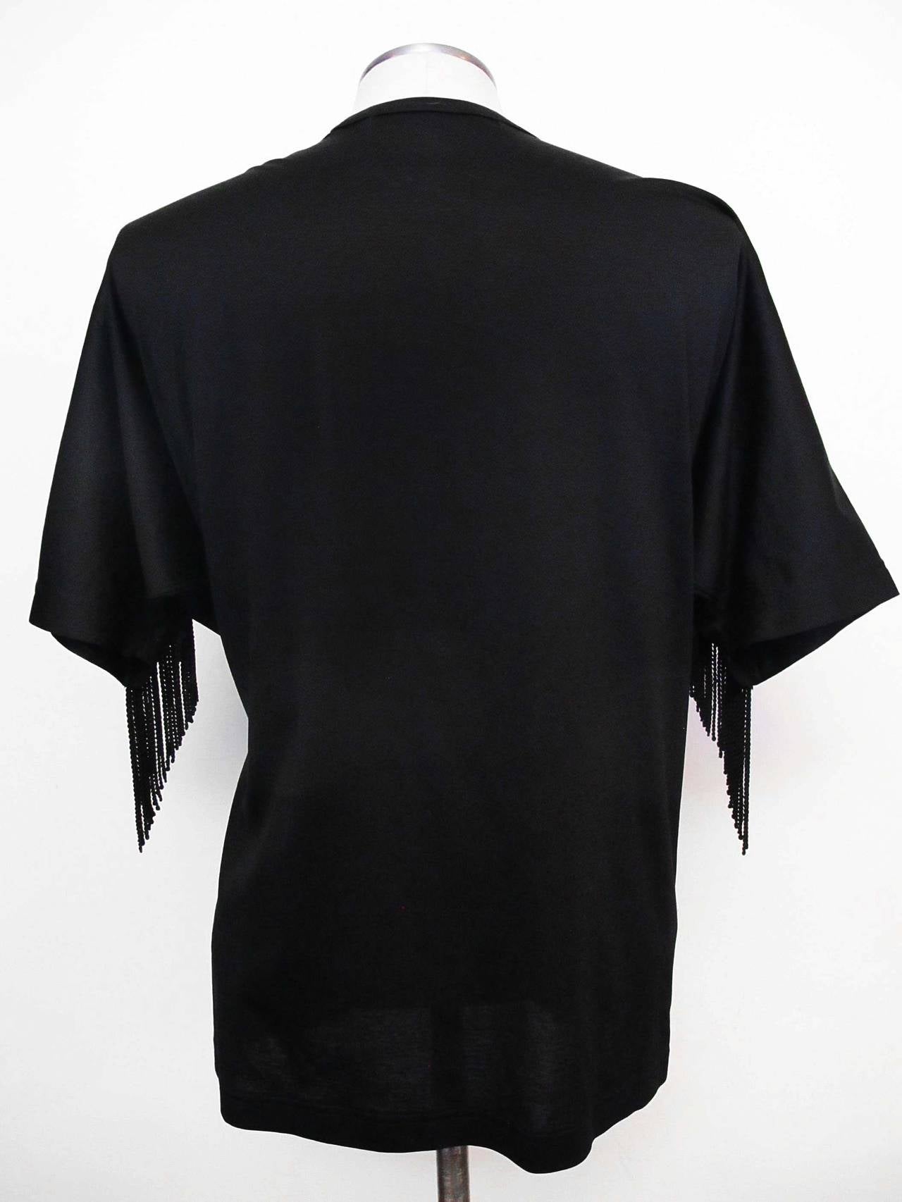 Junya Watanabe for Comme des Garcons T-Shirt - Blouse with a Twist In Excellent Condition For Sale In San Francisco, CA