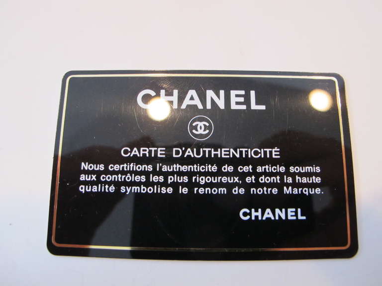 Chanel Black Silk Faille Evening Handbag 5