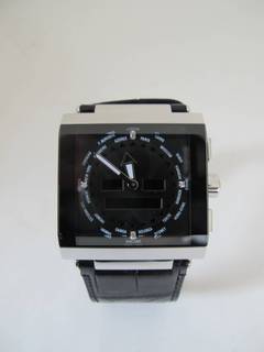 New Reed Krakoff Diamond International Time Watch with Alligator Watchband