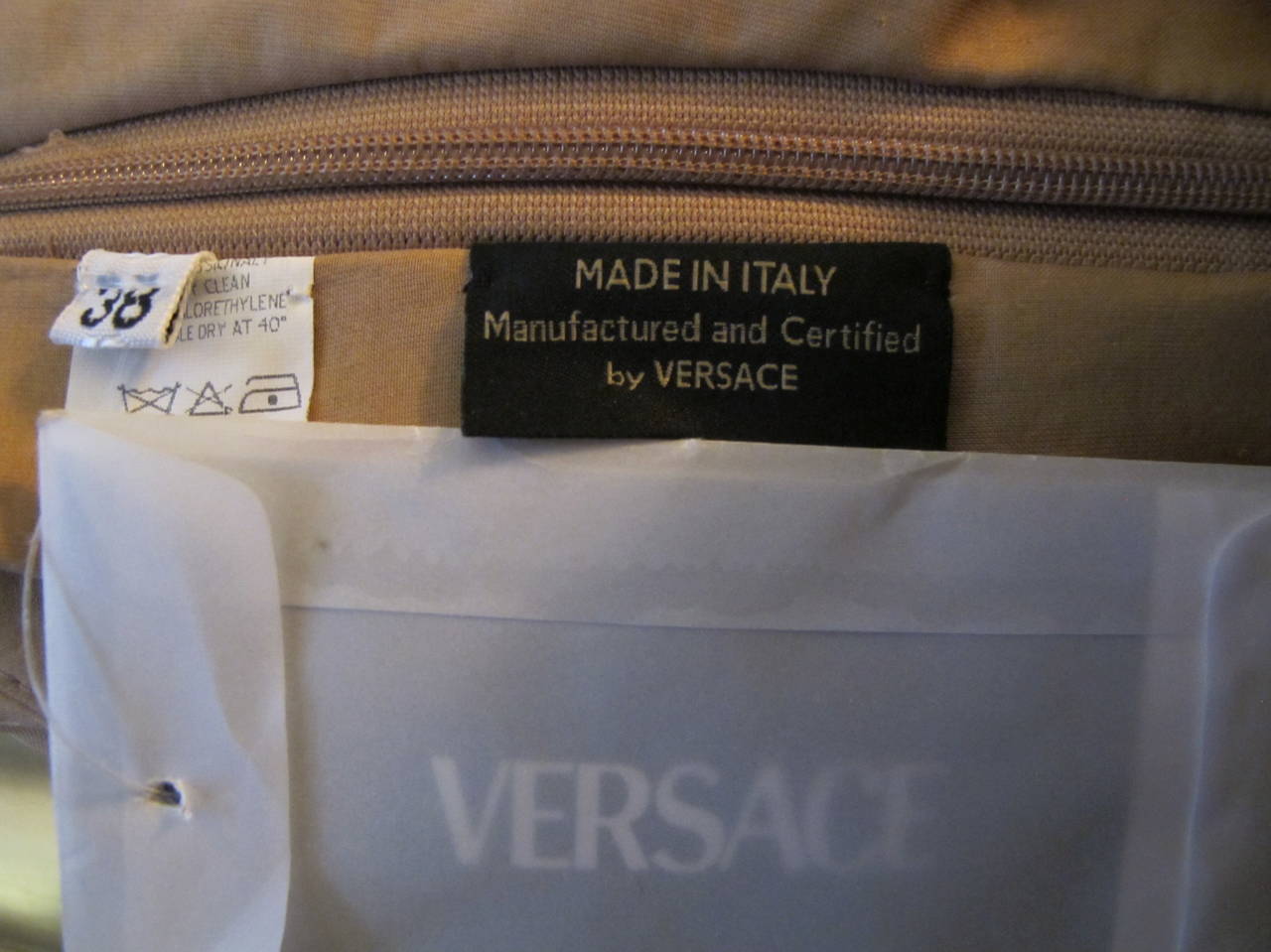 Gianni Versace Spring - Summer 2006 Runway Multi Shaded Caramel Gown For Sale 4