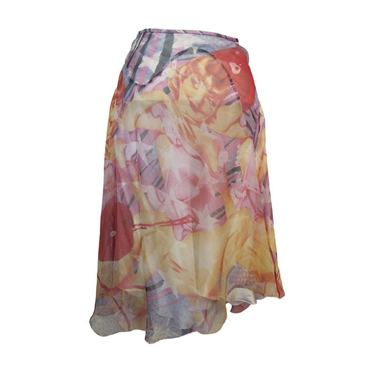 Alexander McQueen "Blond Girl" Multi-Colored Skirt For Sale