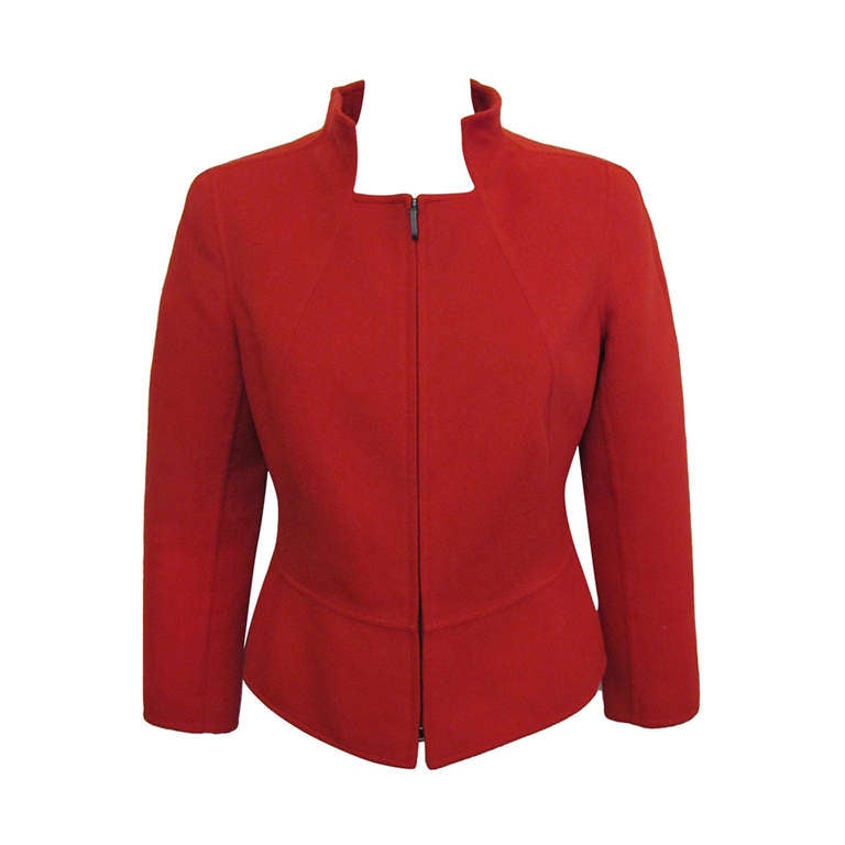 Akris Red Jacket For Sale