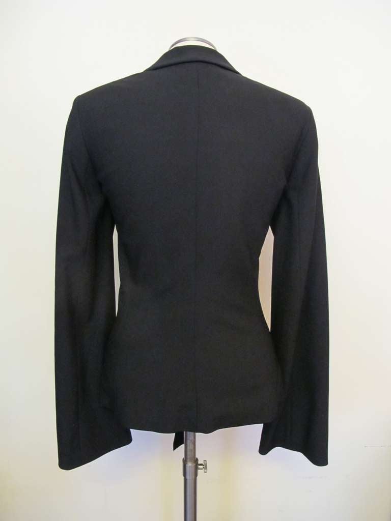 Diane von Furstenberg Collectable Black Tuxedo Evening Jacket 2