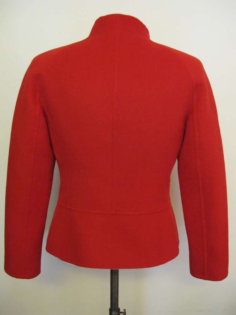 Women's Akris Red Jacket For Sale