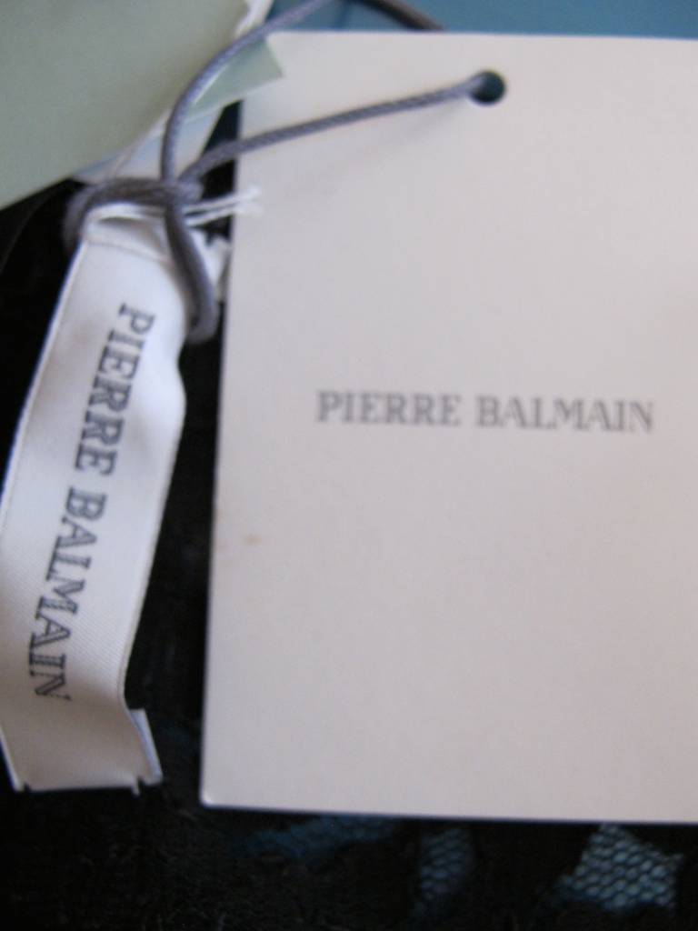 New Pierre Balmain Sleeveless Lace Dress For Sale 2