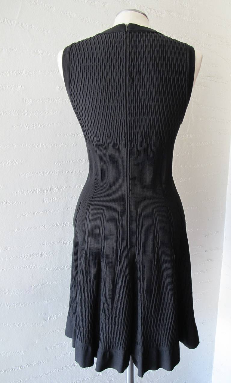 New Alaia Exquisite Sleeveless Black Dress For Sale 2