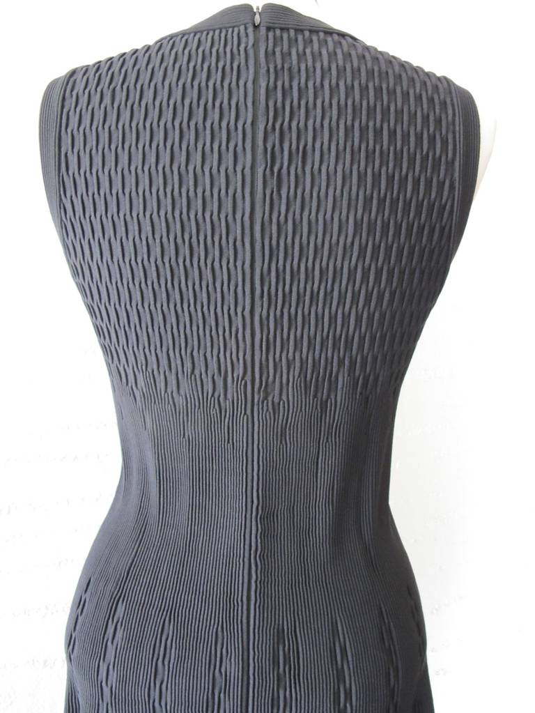 New Alaia Exquisite Sleeveless Black Dress For Sale 3