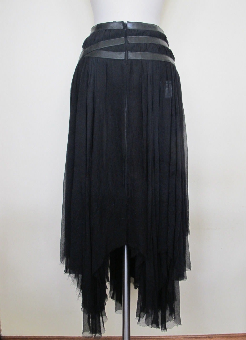 Alexander McQueen 2002 Hipster Harness Skirt For Sale 1