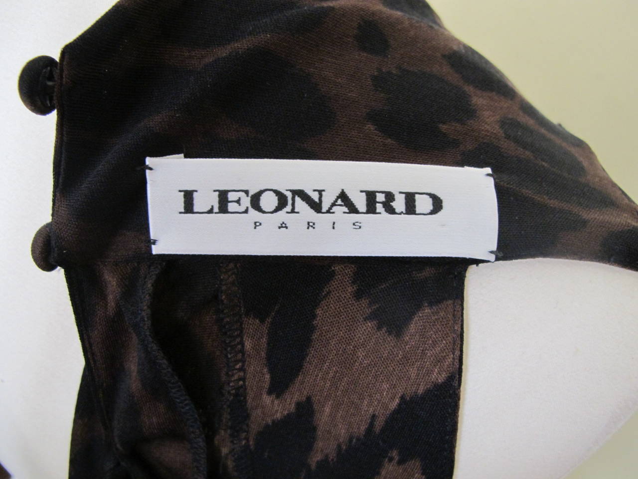 Leonard Paris Dress with Matching Shawl For Sale 5
