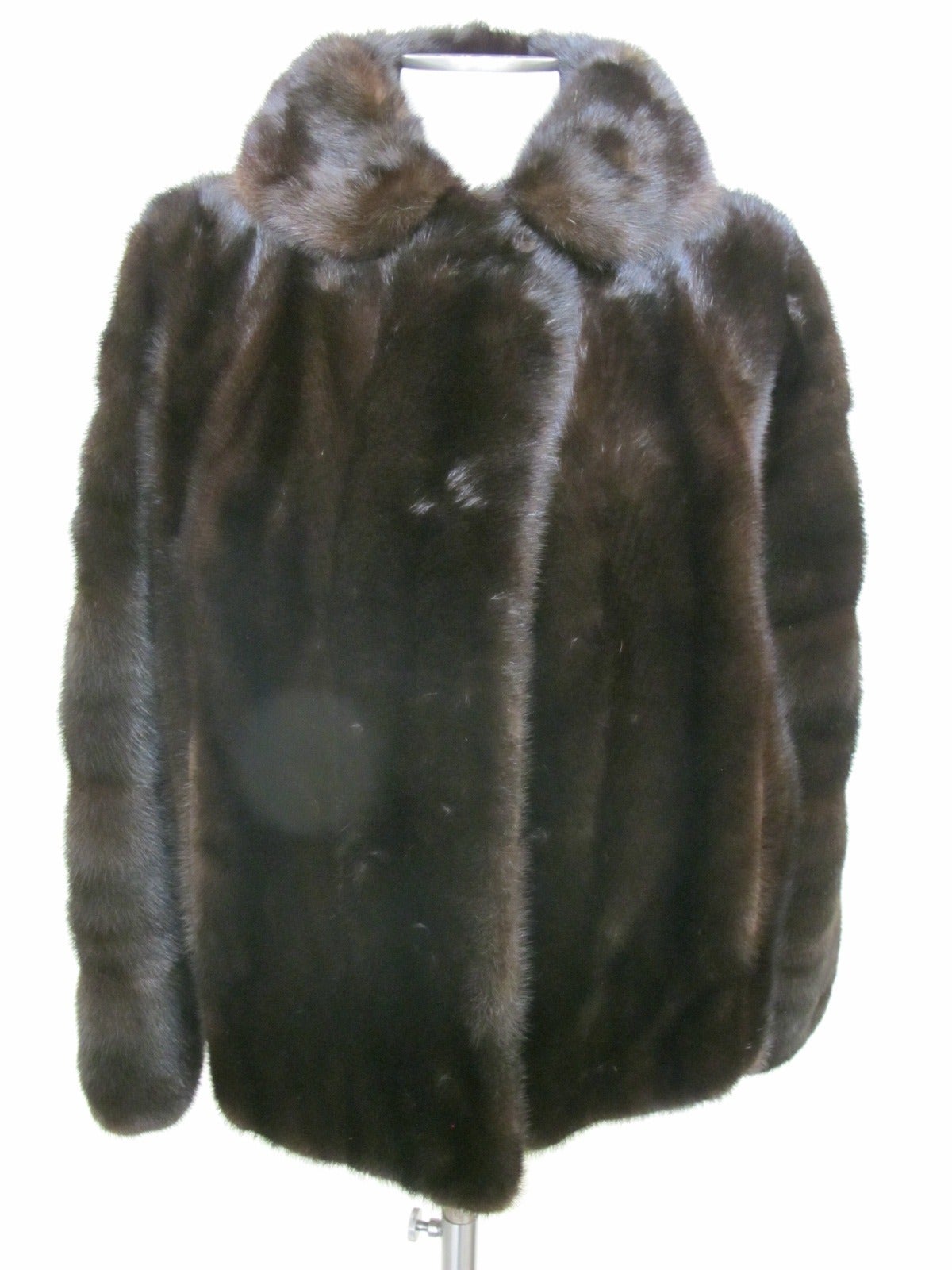 Women's Ranch Mink Open Jacket With Pockets For Sale