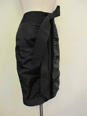 2002 Tom Ford for YSL Gros Grain, Taffeta and Velvet Skirt