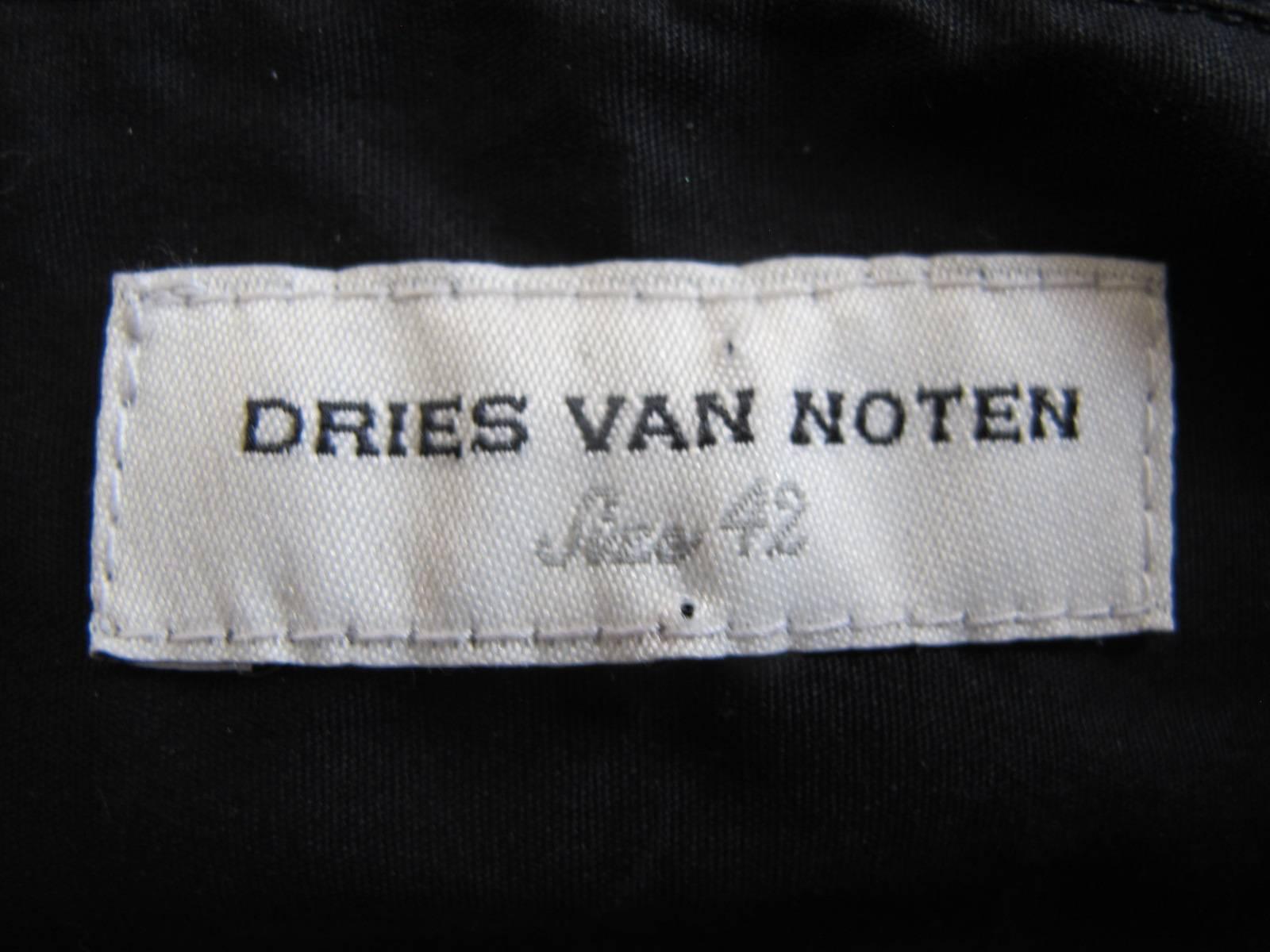 Dries Van Noten Black Sequined Jacket/Blouse For Sale 4