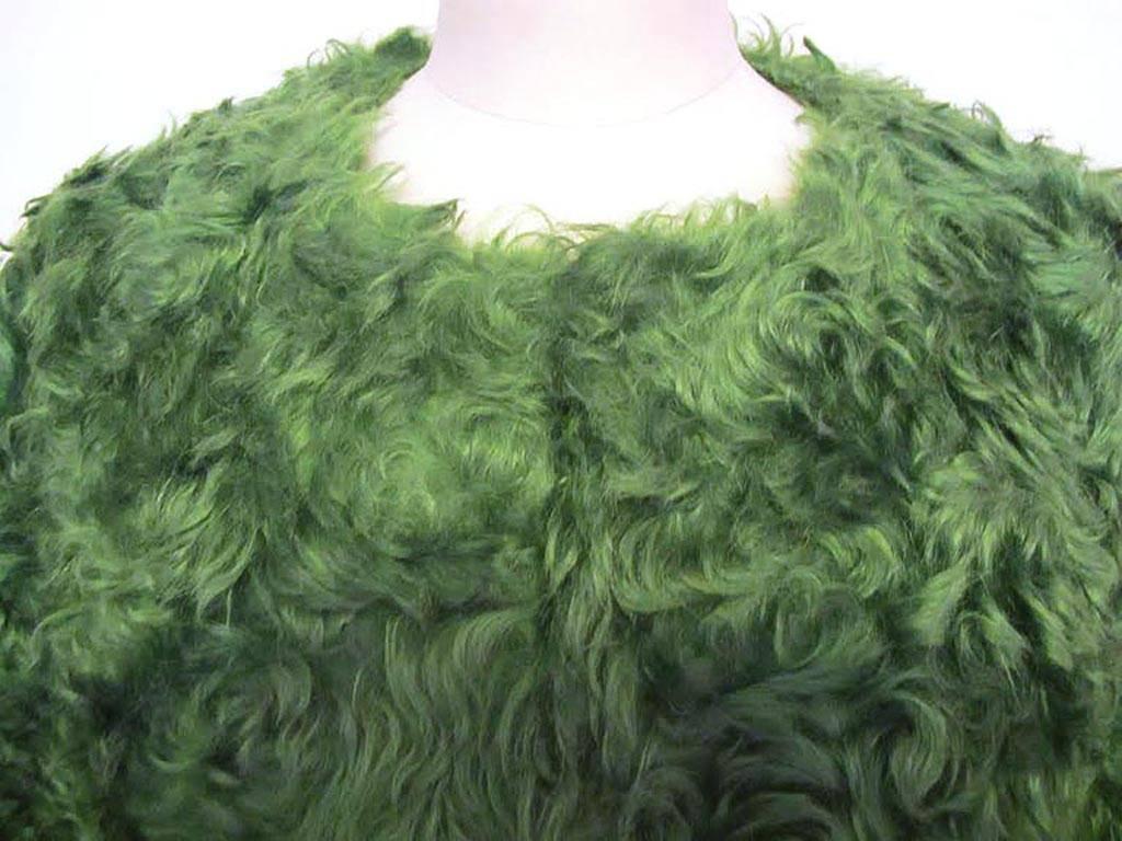 Women's Prada Green Mohair Bolero For Sale