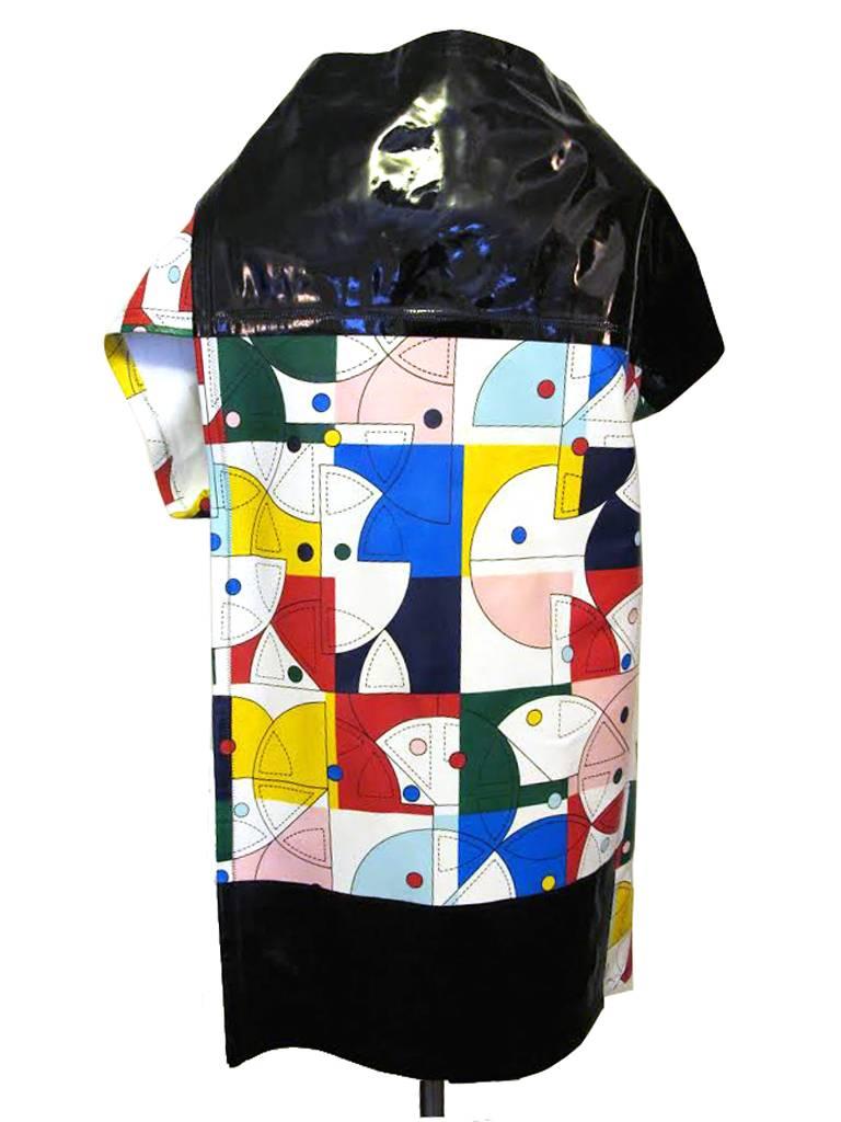 Beige NEW Spring 2015 Junya Watanabe Comme des Garçons Abstract Asymmetrical Tunic For Sale