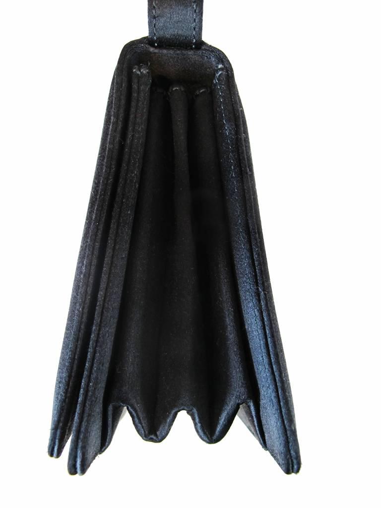 Women's Giorgio Armani Black Satin Evening Bag For Sale