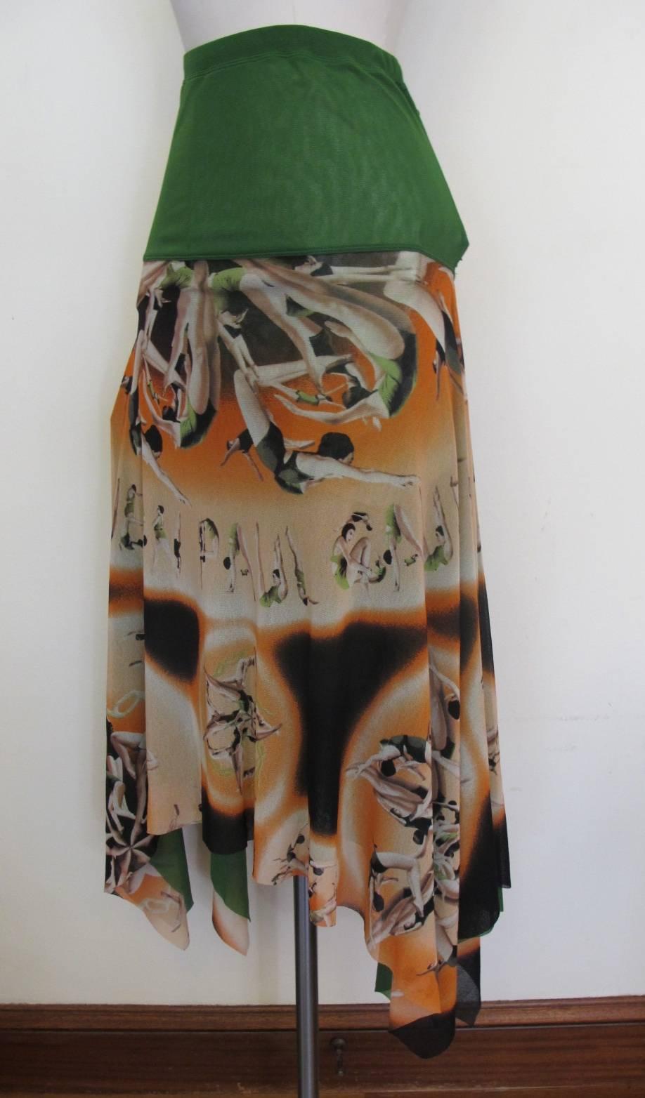 Black New Jean Paul Gaultier Strapless dress or skirt For Sale